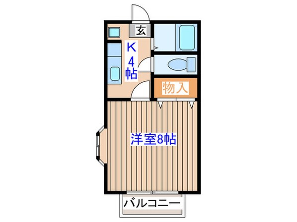 Ｍ．Ｔコーポ　Ⅲの物件間取画像